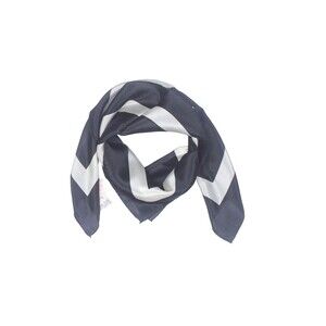 Vera Neumann VTG Silk Scarf Color-blocked Geometric Print Stripe Bag Tie Blk Wht